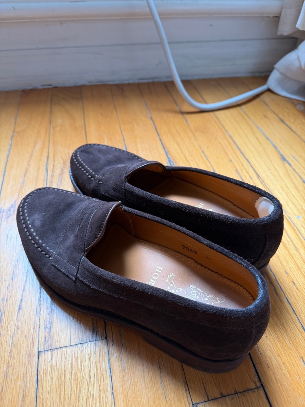 Horatio London Men’s Brown Suede Loafers - Classic Slip-On Dress Shoes